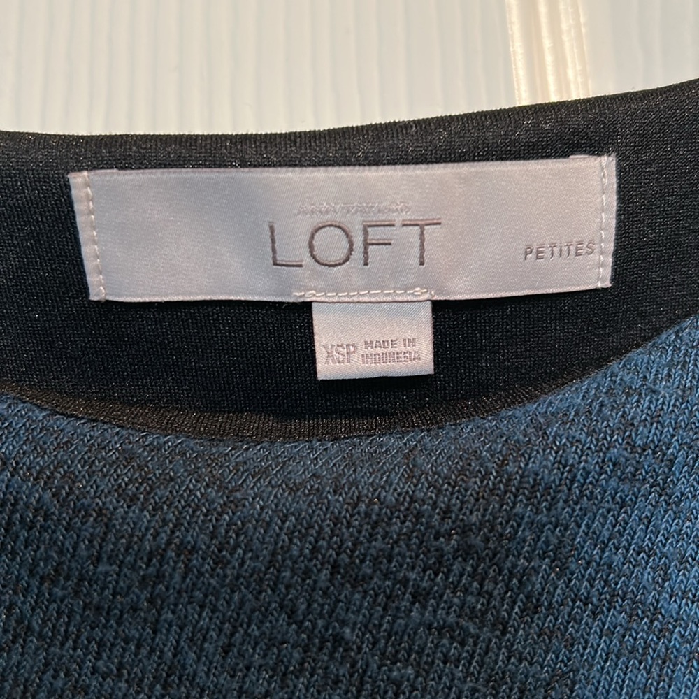 LOFT Blue Dress - Picture 3 of 4
